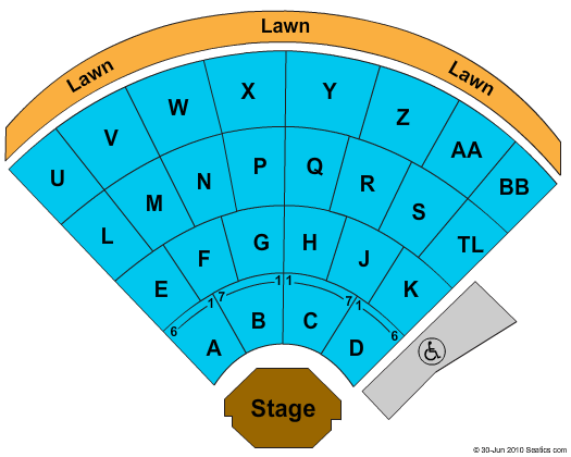 Dell Music Center Seating Chart